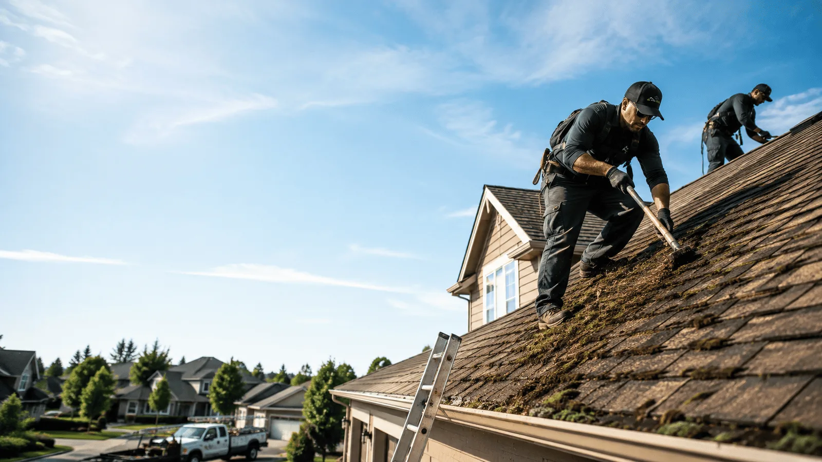 Roof Moss Removal in Galva, IL near me